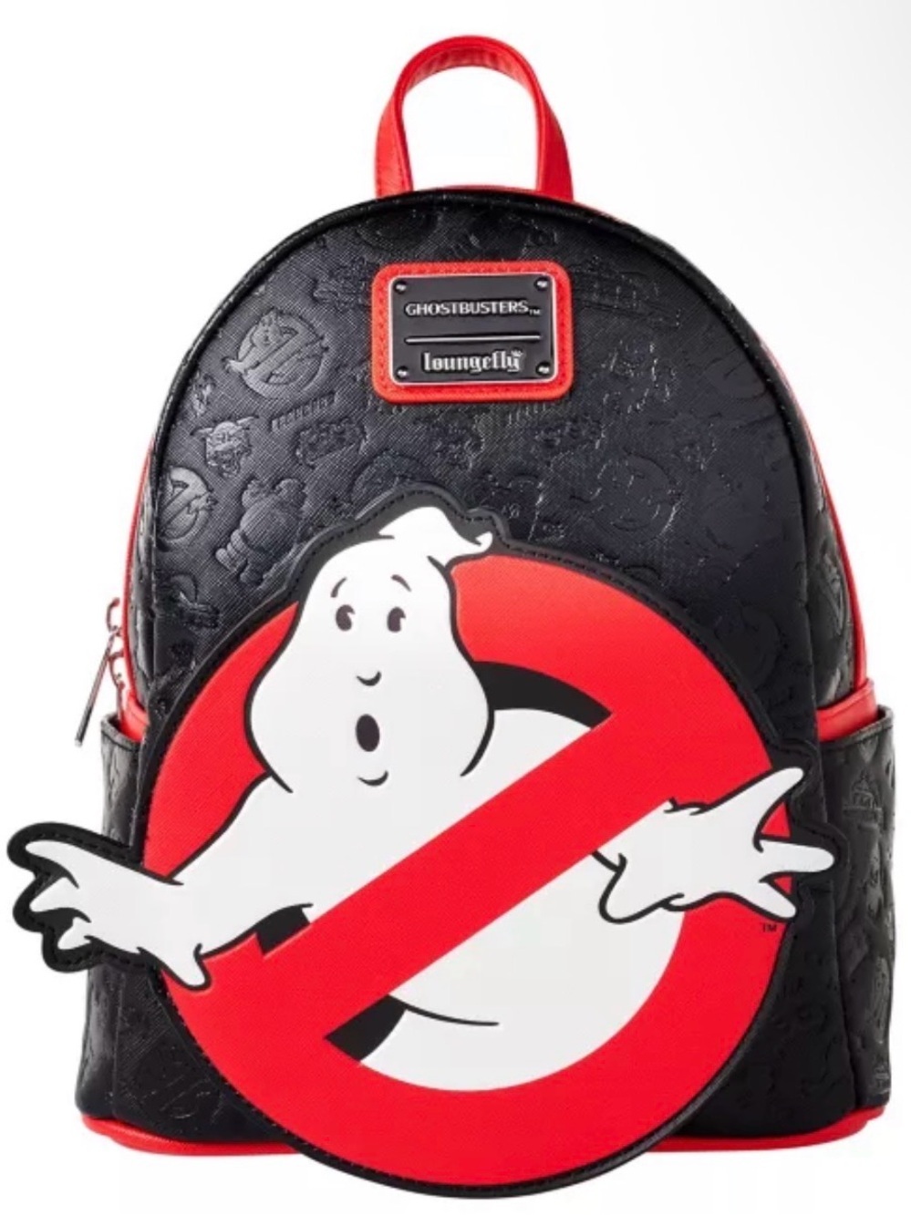 NWT! Loungefly Black and Red Ghostbusters OG Mini Backpack
